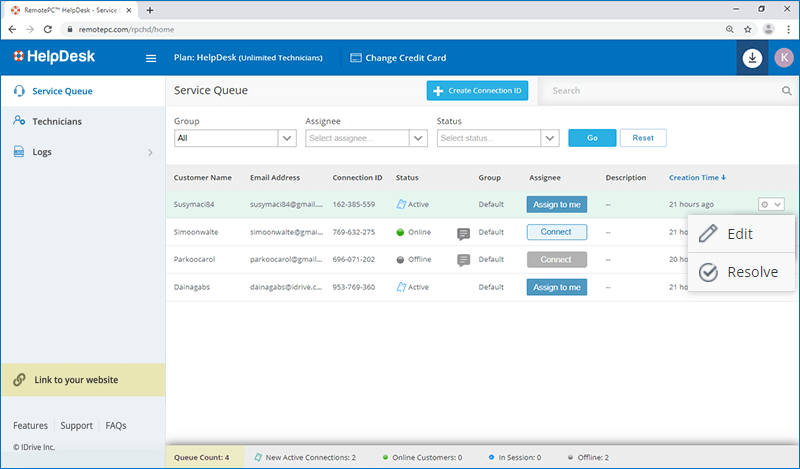 Remote Access Logs