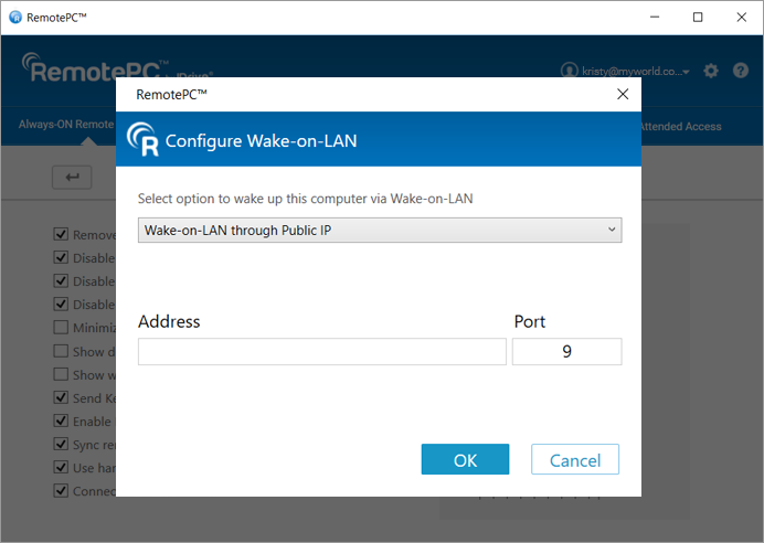 EntferntePC_Präferenzen_AufwachenaufLAN_IP konfigurieren