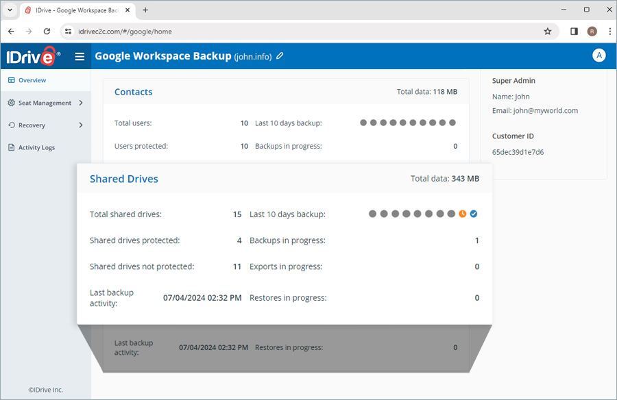 Google Workspace Backup