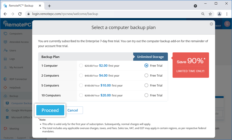 Remote-Backup